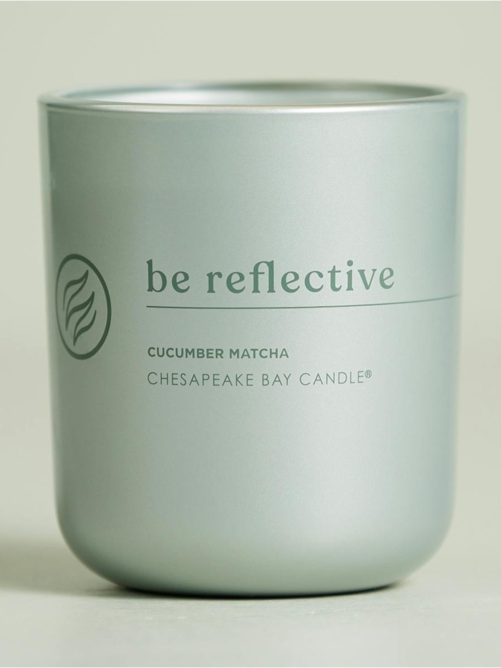 Chesapeake Bay Sage Green Cucumber Matcha Candle Large 13 OZ Jar